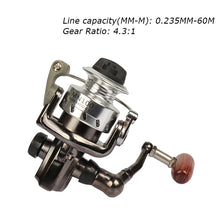 Load image into Gallery viewer, Interchangeable Hand Fishing Reel