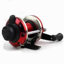 Load image into Gallery viewer, Metal Round Wheel Fishing Reel