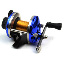 Load image into Gallery viewer, Metal Round Wheel Fishing Reel