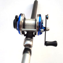 Load image into Gallery viewer, Metal Round Wheel Fishing Reel