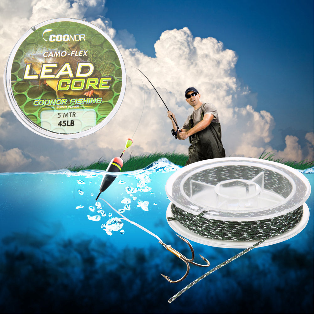 Leadcore Camouflage Carp Fishing Line – BVFishingProfessionals