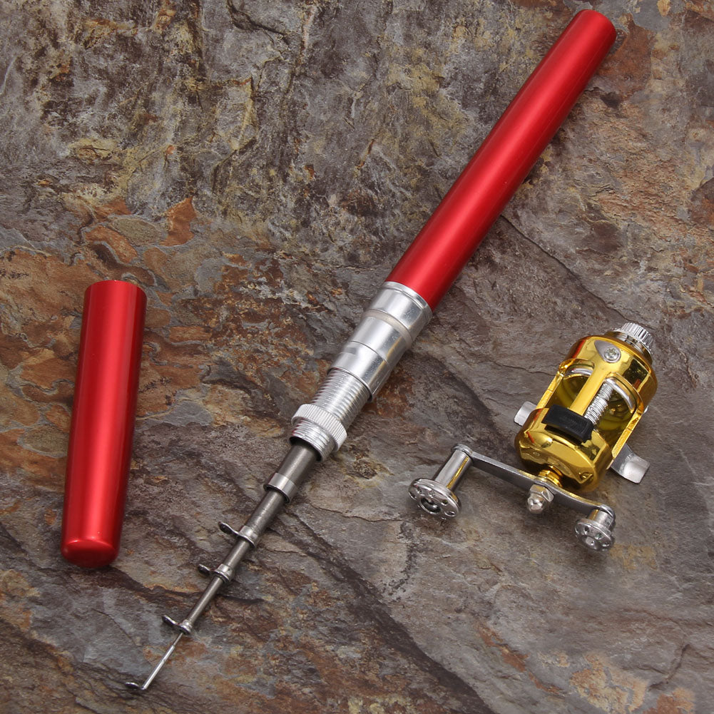 Portable Aluminum Alloy Lightweight Telescopic Pen Fishing Rod – BVFishingProfessionals