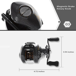 Magnetic Brake Bait Casting Reel