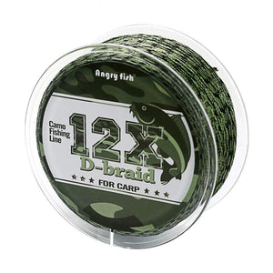 Camo Braided Weave Fishing Line