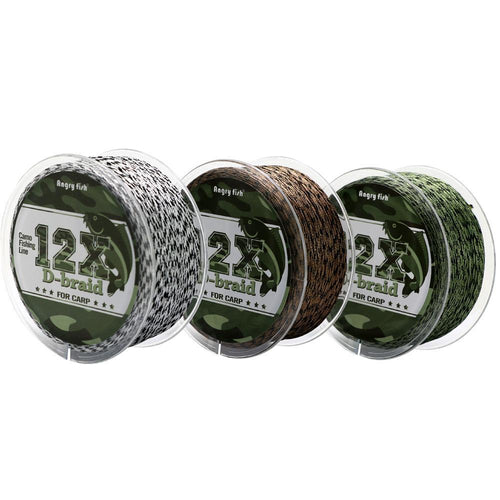 Camo Braided Weave Fishing Line