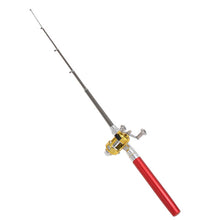 Load image into Gallery viewer, Portable Aluminum Alloy Lightweight Telescopic Pen Fishing Rod