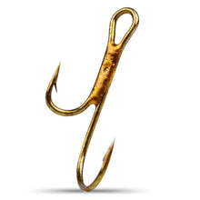 Load image into Gallery viewer, Double Gold Barbed Fishing Hook