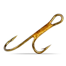 Load image into Gallery viewer, Double Gold Barbed Fishing Hook