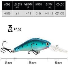 Load image into Gallery viewer, Long Shot Minnow Fishing Lure