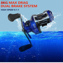 Load image into Gallery viewer, Dual Brake System Fishing Reel