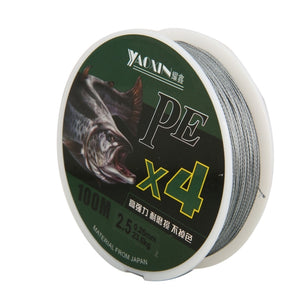 Multi-filament Braided Fishing Wire Line