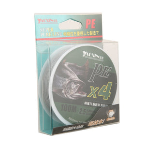 Multi-filament Braided Fishing Wire Line